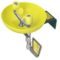 Speakman Traditional Series Wall-Mounted Emergency Eyewash, Yellow