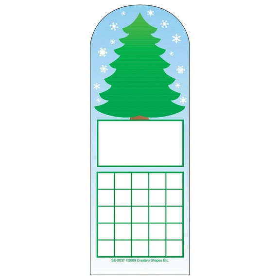 SHAPES ETC. Personal Incentive Chart - Fir Tree