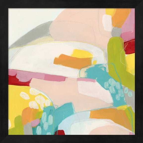 Chroma I by June Erica Vess, Framed Wall Art, 13.25W x 13.25H