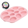 thumbnail image 3 of Molde Multifuncional Huevo De Pascua En Forma De Pastel Molde De Silicona Chocolate DIY Molde Para Hornear Accesorio Rosa, 3 of 7