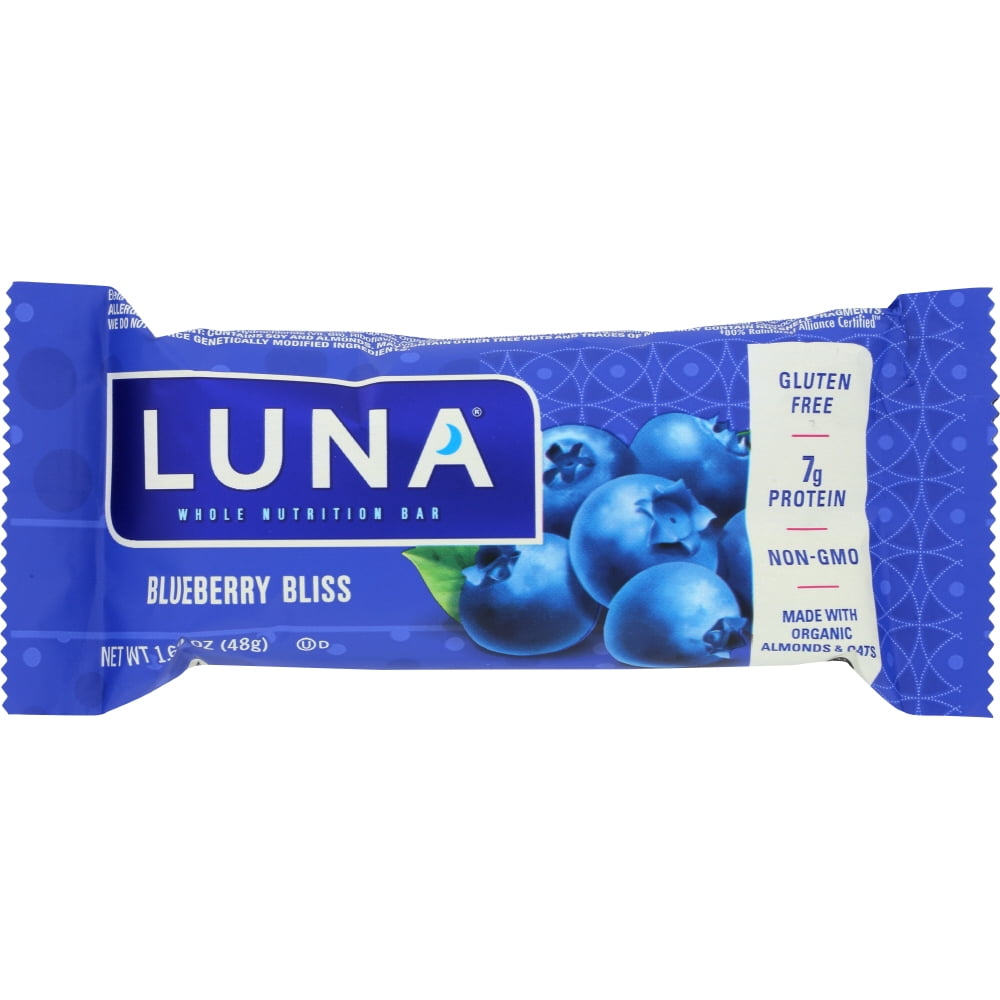 Luna® Blueberry Bliss Whole Nutrition Bar 1.69 oz. Wrapper Walmart