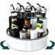 thumbnail image 1 of Organizador Lazy Susan de organización sin esfuerzo, plato giratorio de plástico ABS blanco para una organización sin esfuerzo y fácil limpieza, de larga duración, adecuado para cocina, armario,, 1 of 6
