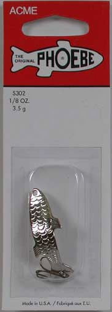 Acme Tackle Phoebe Fishing Lure Spoon Gold 1/8 oz.