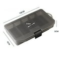 thumbnail image 2 of Bgsha Fishing Tackle Box Plastic Fishing Equipment Soft Fish Lure Hook Bait Storage, 2 of 6