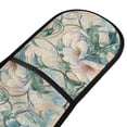 thumbnail image 2 of Dailycode Double Sided Oven Mitt with Loop Heat Resistant Kitchen Long Potholders 7" x 35" Soft Pastel Morning Glory Flowers, 2 of 6