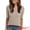 Camel, variant on Women's Lightweight Short Sleeve Sweater XS Camel