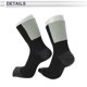 thumbnail image 5 of Calcetines de ciclismo Unique Bargains que absorben el sudor, calcetines para bicicleta al aire libre, color gris y negro, tamaño XS, neutros y universales, 1 par, combinación de colores, 5 of 7