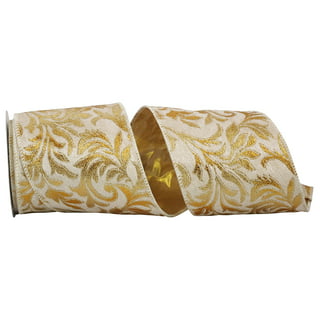 Ribbon Traditions 2.5 Wired Suede Velvet Ribbon White - 25 Yards