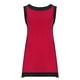 thumbnail image 5 of Vestido de Verano de Manga Corta de las Mujeres Cuello Redondo Cuello en V Sólido Casual Mini Patinador Vestido de Dos Piezas, Falda de Verano Corta, 5 of 6