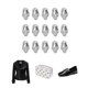 thumbnail image 5 of Skull Rivets Punk Style 150 Sets Ghost Head Rivet Zinc Alloy Decoration DIY Craft For Bags ANGGREK Arte y Manualidades, 5 of 7