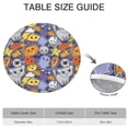 thumbnail image 6 of Halloween Cute Icons Collage Pattern Round Fitted Tablecloth with Elastic Edge,Dining Table Cover Waterproof,Outdoor Round Tablecloth for Camping,Dining,Indoor and Outdoor, 6 of 7