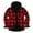 Red, variant on LTTVQM Mens Flannel Jacket Plaid Sherpa Fleece Lined Hoodies Button Down Long Sleeve Shirt Jackets Winter Outdoor Warm Coats Blue M