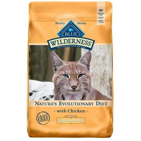 UPC: 0859610006137 | Blue Buffalo Wilderness High Protein Weight Control Chicken Dry Cat Food for Adult Cats  Grain-Free  11 lb. Bag