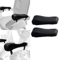 thumbnail image 3 of 2Pcs Memory Foam Arm Cushion Pads Elbow Pads Black, 3 of 8