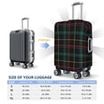 thumbnail image 6 of Haiem Buffalo Plaid Dark Green Luggage Cover,Durable, Washable Suitcase Protector With Anti-Scratch Technology - Keep Your Luggage Looking New X-Large, 6 of 9