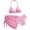 D01-Pink, variant on Toddler Girl Swimsuit 2Pcs Set Baby Bikini Bathing Suit Ruffle Swimwear with Cover Ups Pool Beach Clothes for Kid Girls 3T 4T 5T 6T 7T Summer Swimwear (Sizes 11-12 Years,D01-Yellow)