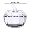 thumbnail image 3 of Glass Pumpkin Jar with Cover Pumpkin Candy Bowl with Lid Transparent Pumpkin Cookie Bucket Decorative Sugar Storage Container for Home Decor Party Wedding Decorating, 3 of 8