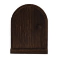 thumbnail image 1 of Cubierta protectora de interruptor de madera Fácil de instalar Decoración de enchufe Multifuncional Marron oscuro, 1 of 9