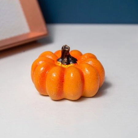 Taicans Glass LED Pumpkins Light with Timer for Halloween Pumpkin Decorations Fall and Thanksgiving Decor