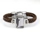 thumbnail image 2 of Pulsera de cuero de Anime Attack on Titan, pulsera de alas de la libertad, hebilla de cinturón, pulseras para mujeres y hombres, regalo de baratija, 2 of 5