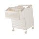thumbnail image 5 of Cesta de ropa plegable con ruedas y una pequeña cesta portátil para la ropa sucia. Beige, 5 of 9