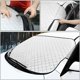 thumbnail image 5 of Parasol delantero para coche, parasol con protección UV, protección frontal perfecta contra los rayos UV y el calor dentro del coche, apto para la mayoría de vehículos, plegable, 5 of 5
