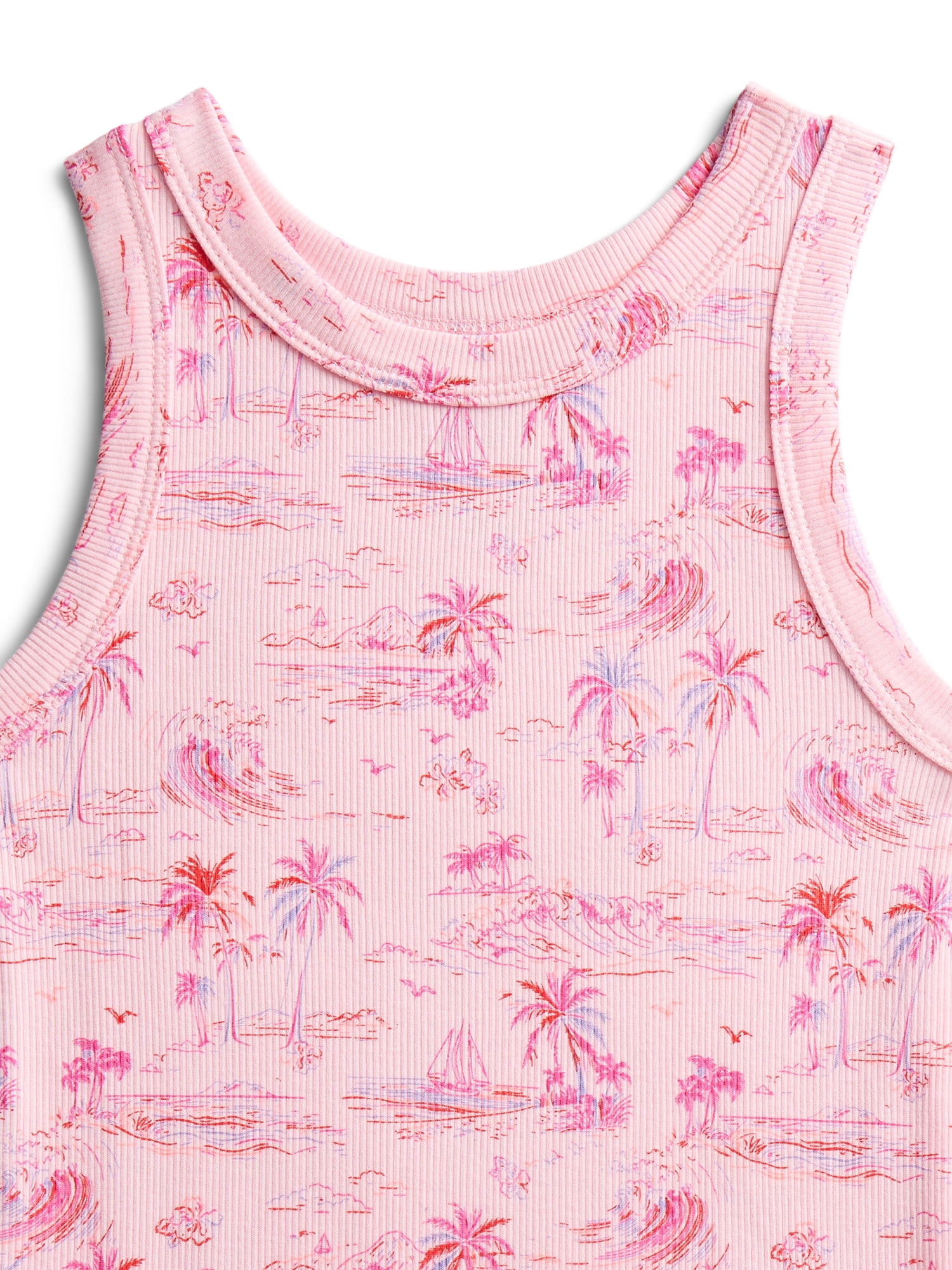Wonder Nation Girls Kid Tough Ribbed Tank Top, Sizes 4-18 & Plus