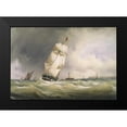 thumbnail image 2 of Herbert, Alfred 14x11 Black Modern Framed Museum Art Print Titled - Off the Nore Before 1844, 2 of 5