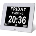 thumbnail image 1 of Reloj para personas con demencia, Alzheimer y calendario digital grande para personas mayores, con día y fecha (F99), 1 of 5