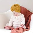 thumbnail image 3 of Caoirhny Cute Turban Hat Cap Beanie Bonnet with Big Bowknot Hospital Baby Hats Knot Headwraps Turbans for Newborn Baby Toddlers Infants, 3 of 5