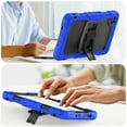 thumbnail image 5 of FJLBDE Case for Lenovo Tab One 8.7 inch/K9 TB305FU 2025, Rugged Shockproof Tablet Cases Cover with Kickstand Shoulder Strap, Blue, 5 of 7