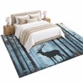 Oversized Area Rug 9x12ft, Forest Elk Non Slip Living Room Area Rugs ...