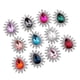 thumbnail image 4 of 10 Unids Botones de Diamantes de Imitación Adornos Cabello Espalda Plana Joyas Piedras Flor Adornos de Metal para DIY Decoración Invitaciones Ramo, 4 of 9