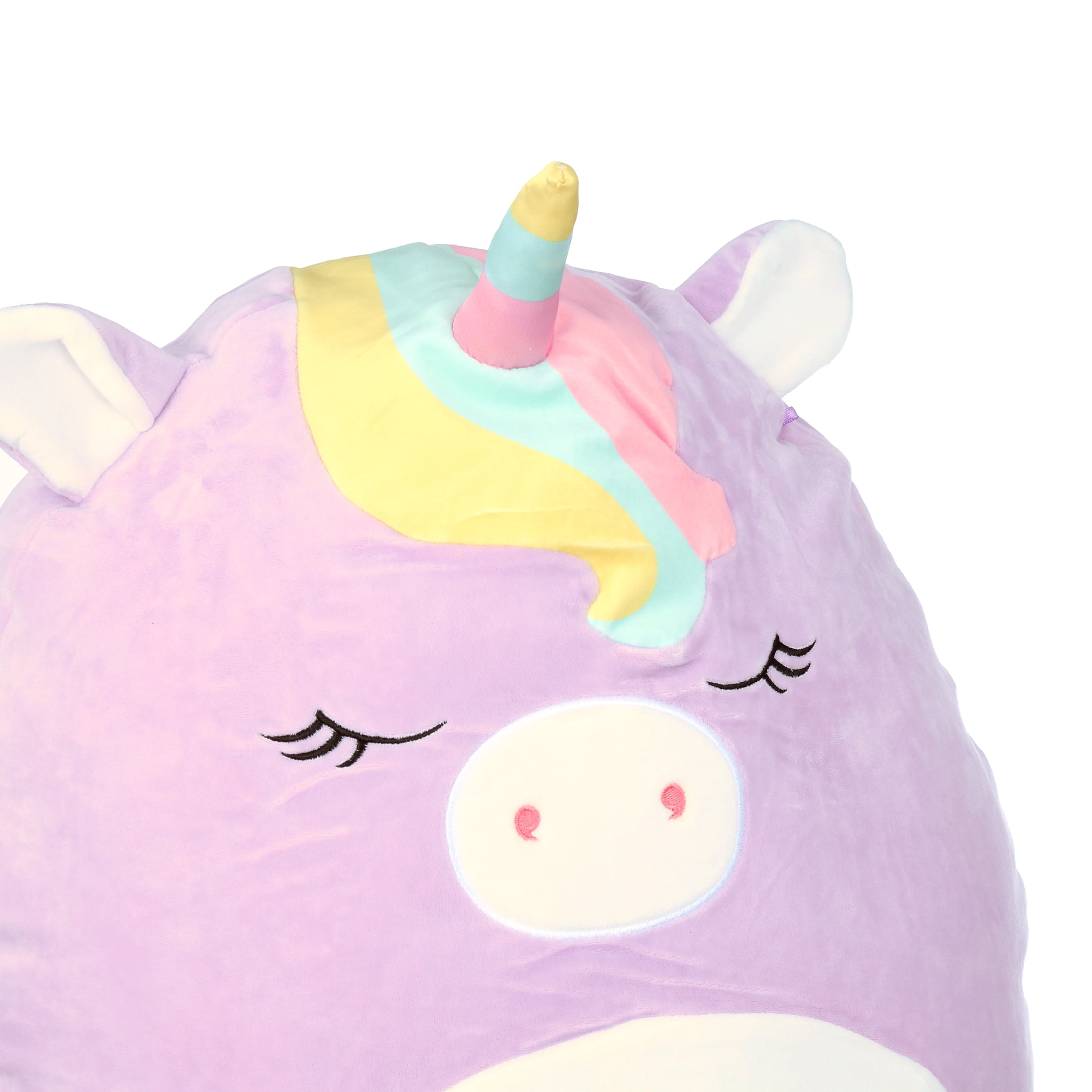 Squishmallow Large 16" Silvia The Purple Unicorn - Official Jazwares Plush - Soft and Squishy Unicorn Stuffed Animal Toy - Great Gift for Kids, Girls & Boys