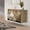 AS05-2210-YUK03, variant on PixonSign Sideboard and Buffet Cabinet, 2 Doors Wood Storage Cabinet Console Table with Black & White Forest Wood Rings for Kitchen, Bedroom, Dinning, Foyer, Office - 35" L x 18" W x 29" H