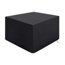 figatia Fire Cover Cover Full Coverage Sun Protection Weatherproof Fireplace Cover Fire Cover Protection for Outdoor Square 91x91x61cm