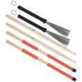 thumbnail image 4 of Juego De Baquetas Varillas De Cepillo De Baquetas De Batería Varilla De Guía Doble Para Jazz Para Música Clásica ANGGREK Otros, 4 of 8