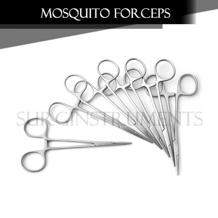 6 Mosquito Forceps 3.50" 3.5" 3.5 Straight O.R. Grade Surgical Dental Nursing
