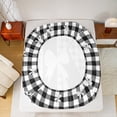 thumbnail image 5 of jejeloiu Personalized Letter K Twin Sheet Sets,Monogrammed Theme Twin Fitted Sheet,Ribbon Bow Knot Flat Sheet,Ultra Soft Bedroom Decor,3-Piece, 5 of 7