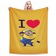 thumbnail image 1 of Manta de Minions, manta de felpa grande súper suave y esponjosa para niños, niñas y adultos jóvenes, manta de franela cálida y acogedora para sala de estar, sofá cama para todas las estaciones, 40 x, 1 of 8