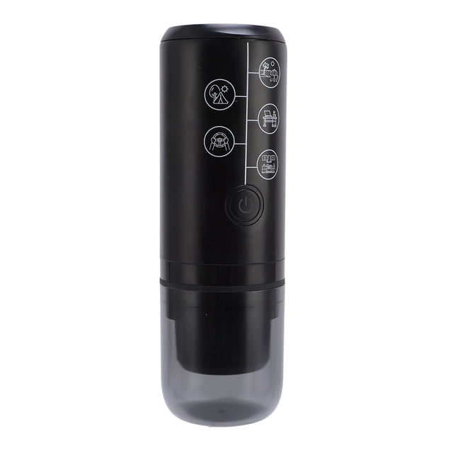 Portable Coffee Maker, 17Bar Pressure Electric Coffee Machine with Powder and Capsules Compartment, 2600mAh USB Rechargeable Travel Coffee Maker for Home, Office, RV, Camping