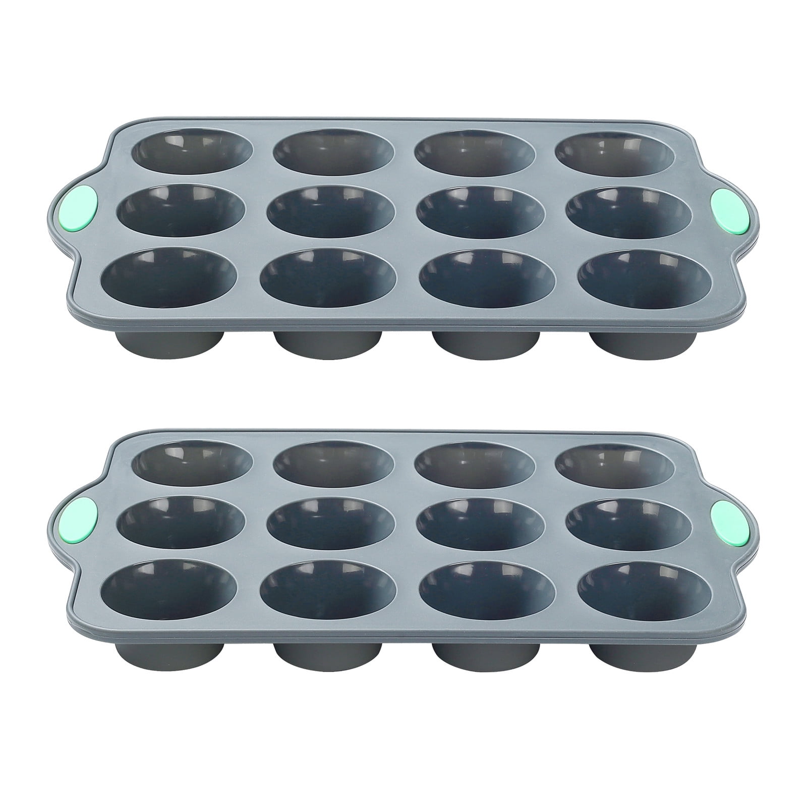 P&P CHEF Muffin Pan Cupcake Baking Pan, 12 Cups Muffin Tin Tray, Stainless  Steel Muffin Top Pans for Baking Cake Muffin Tart Quiche, Oven & Dishwasher