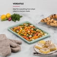 thumbnail image 5 of KitchenAid Aluminized Steel Nonstick 10x15-inch Cookie Baking Sheet Pan, Pistachio Green, 5 of 8
