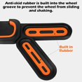 thumbnail image 4 of Porte-vélos pour Garage, Support Mural Vertical Intérieur Réglable, Support de Vélo Facile à Installer, Hybride, Orange, 4 of 7