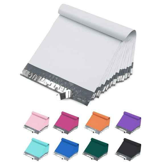 Yens 12X15.5 #M5-200 WHITE POLY MAILERS SHIPPING ENVELOPES PLASTIC BAGS-200pcs