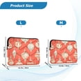 thumbnail image 4 of FORMRS 15-15.6 inch Laptop Sleeve Case Soft Carrying Quilted Computer Bag Cover, Beige Christmas Ornaments Pattern, 4 of 7