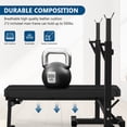 thumbnail image 5 of Primy Adjustable Bench Press, Foldable Olympic Weight Bench with Squat Rack Workout Bench Barbell Rack Stand Strength Training Home Gym Multi-Function for Small Apartments, 5 of 7