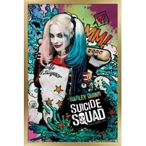 DC Comics Movie - Suicide Squad - Harley Stars Wall Poster, 22.375" x 34", Framed