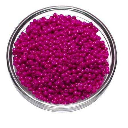 Cousin Fuchsia Seed Beads, 1.41 Oz., 1 Each