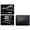 Black, variant on ZWILLING Manicure Set (10 piece, complete set for fingernails and toenails, genuine leather case with metal frame), Polished Stainless Steel, Crocodile Edition, Black
